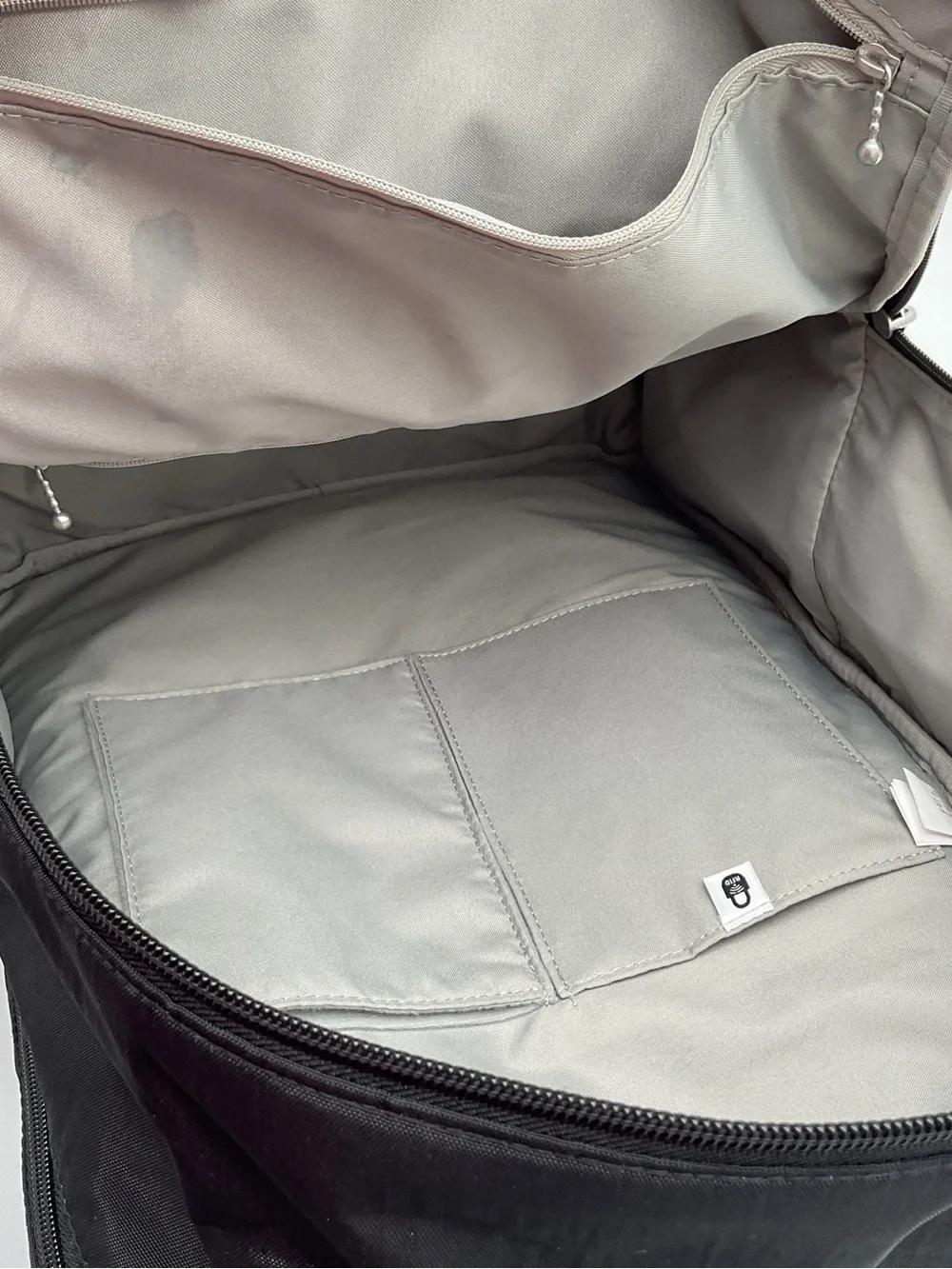 Baggallini Black Nylon Everyday Laptop Backpack with Front Pocket